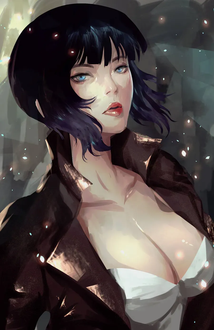Uliel Art: Motoko Kusanagi. creatyum-ilustraciones-ghost-in-the-shell-00