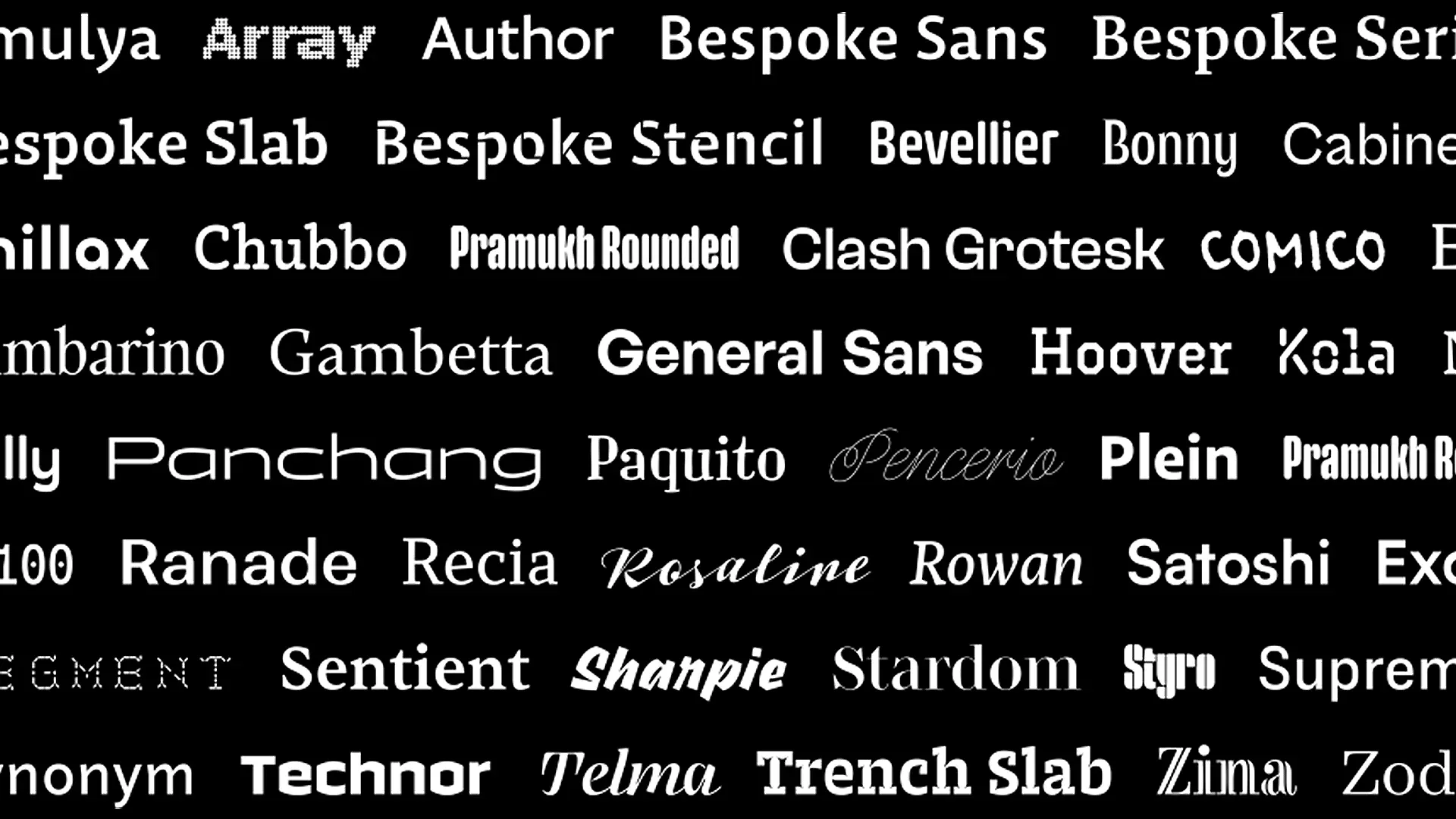 Fontshare: tipografías con calidad