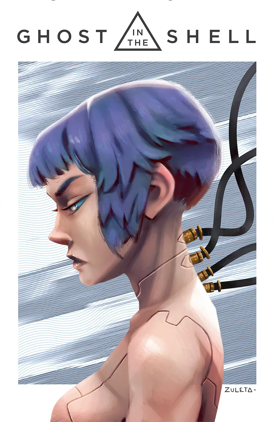 Josue Zuleta: Motoko Kusanagi. creatyum-ilustraciones-ghost-in-the-shell-11